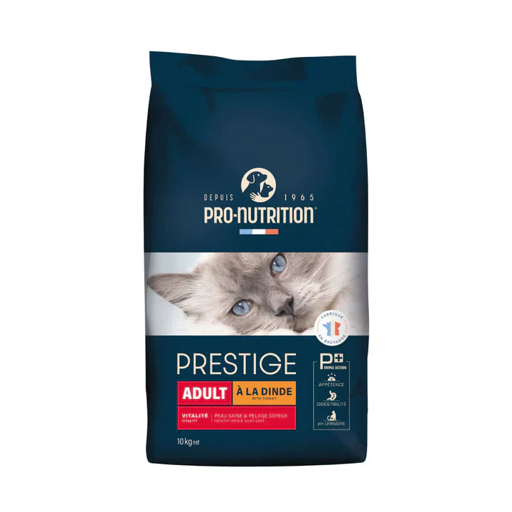 Croquettes pour chats adultes à partir d'un an, au poulet et à la dinde | 10 kg
