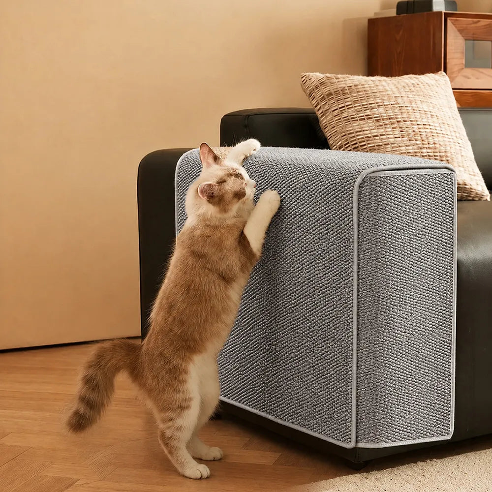 Protection Canapé Réglable Effet Sisal Anti-Griffures pour Chat