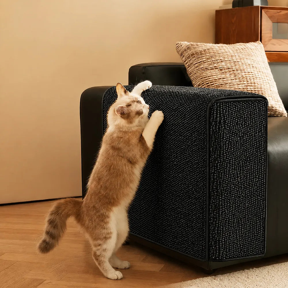 Protection Canapé Réglable Effet Sisal Anti-Griffures pour Chat