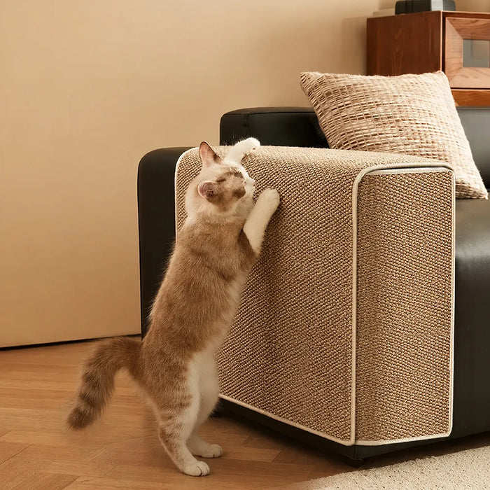 Protection Canapé Réglable Effet Sisal Anti-Griffures pour Chat