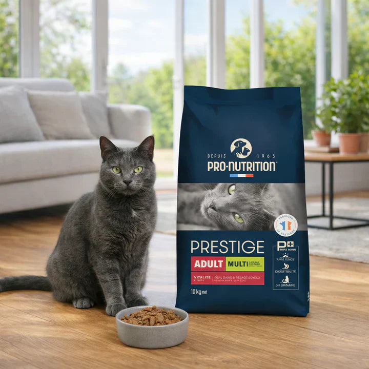 Croquettes pour chats adultes à partir d'un an, au poulet et aux légumes | 10 kg