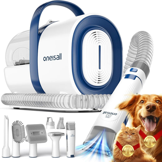 Kit de Toilettage pour Chien et Chat avec Aspirateur Intégré