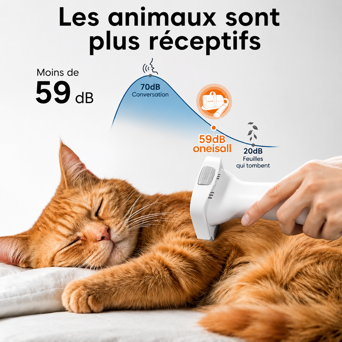 Kit de Toilettage pour Chien et Chat avec Aspirateur Intégré