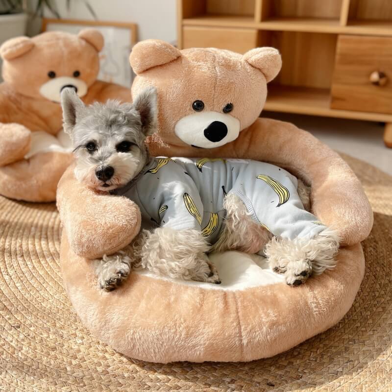 Cuddle Bear™ – Lit Ours Ultra Douillet pour Chat