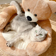 Cuddle Bear™ – Lit Ours Ultra Douillet pour Chat
