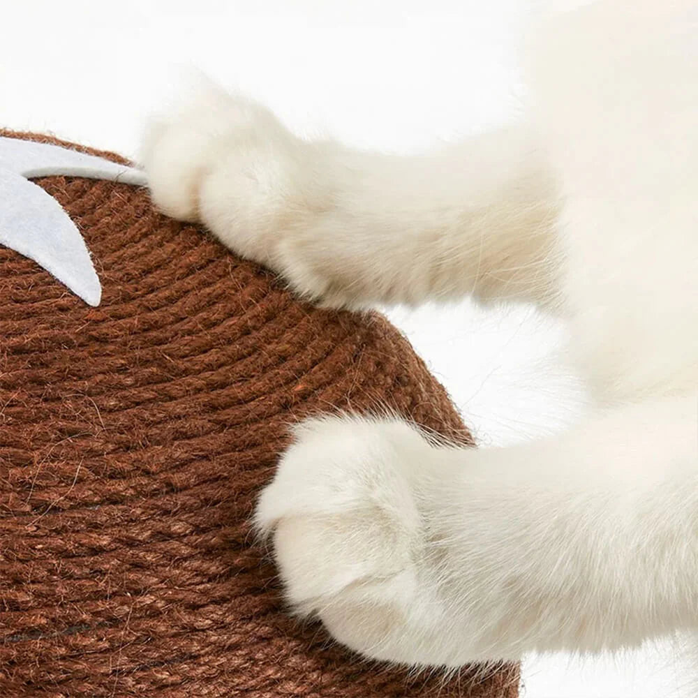 Griffoir Champignon Artisanal en Sisal Naturel pour Grand Chat
