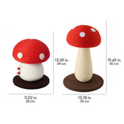 Griffoir Champignon Artisanal en Sisal Naturel pour Grand Chat