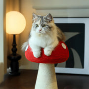 Griffoir Champignon Artisanal en Sisal Naturel pour Grand Chat
