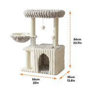 Arbre à Chat Douillet avec Condo et Griffoir
