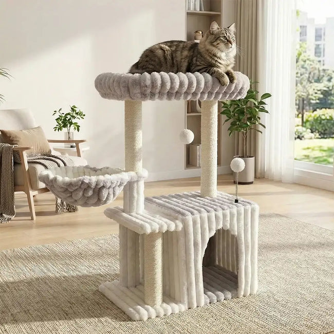 Arbre à Chat Douillet avec Condo et Griffoir