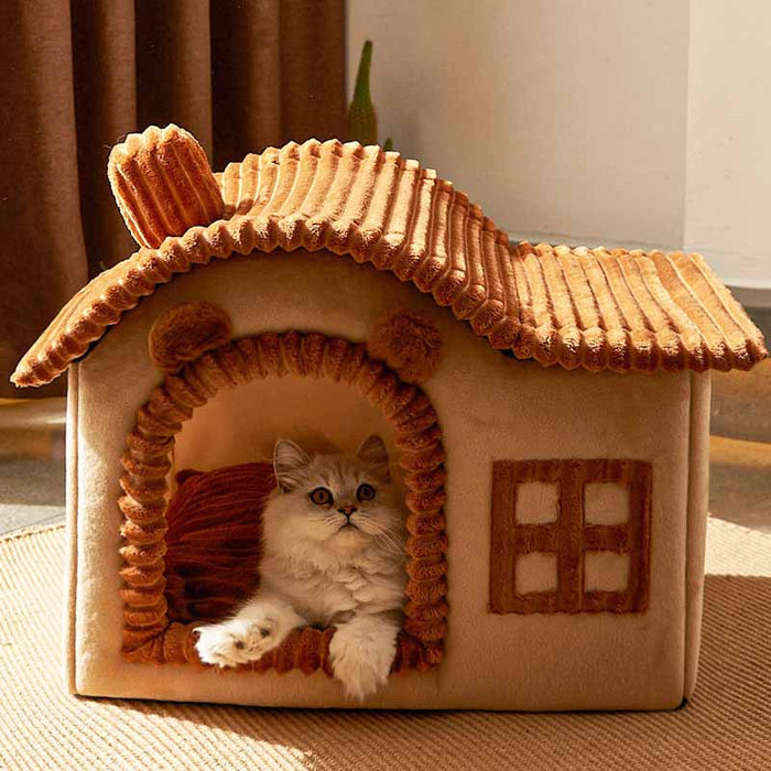 Maison Douillet Semi-Fermé pour Chat