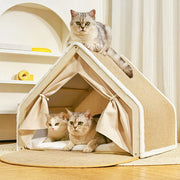 Tente Griffoir Tout-en-Un avec Espace Douillet pour Chat