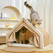 Tente Griffoir Tout-en-Un avec Espace Douillet pour Chat