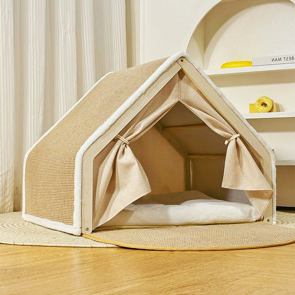 Tente Griffoir Tout-en-Un avec Espace Douillet pour Chat
