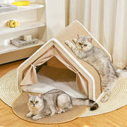 Tente Griffoir Tout-en-Un avec Espace Douillet pour Chat