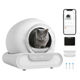 Bac à litière autonettoyant pour chats avec contrôle des odeurs, 4 couches | LeloPets D1