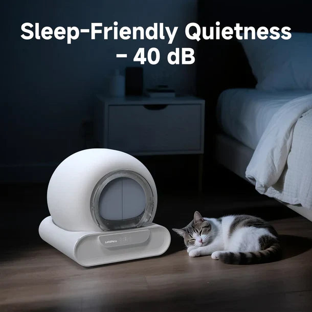 Bac à litière autonettoyant pour chats avec contrôle des odeurs, 4 couches | LeloPets D1