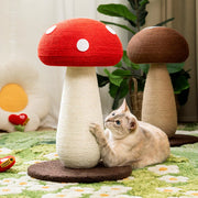 Griffoir Champignon Artisanal en Sisal Naturel pour Grand Chat