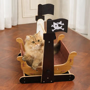 Hamac Griffoir Bateau Pirate à Bascule pour Chat