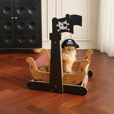 Hamac Griffoir Bateau Pirate à Bascule pour Chat