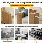 Protection Canapé Réglable Effet Sisal Anti-Griffures pour Chat