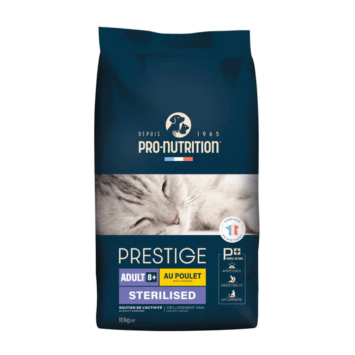 Aliments pour chats stérilisés ou castrés âgés de plus de 8 ans | 10 kg