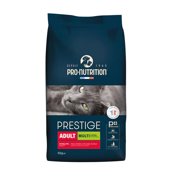 Croquettes pour chats adultes à partir d'un an, au poulet et aux légumes | 10 kg