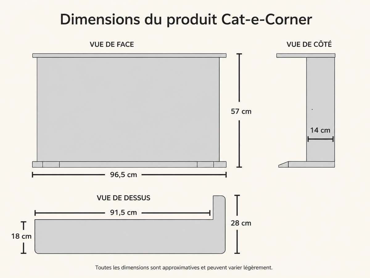 Table griffoir d’angle pour canapé