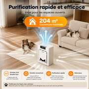 Purificateur d’Air Double Face pour Maison avec Animaux