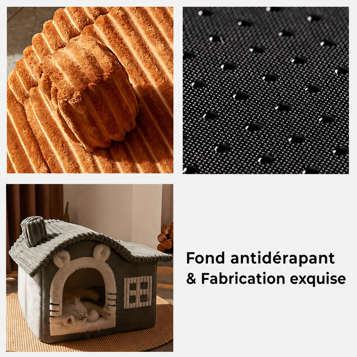 Maison Douillet Semi-Fermé pour Chat
