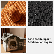 Maison Douillet Semi-Fermé pour Chat