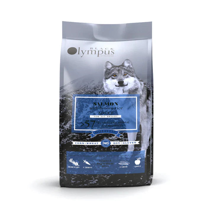 Aliment complet et holistique pour chiens adultes au saumon | Sac de 12 kg